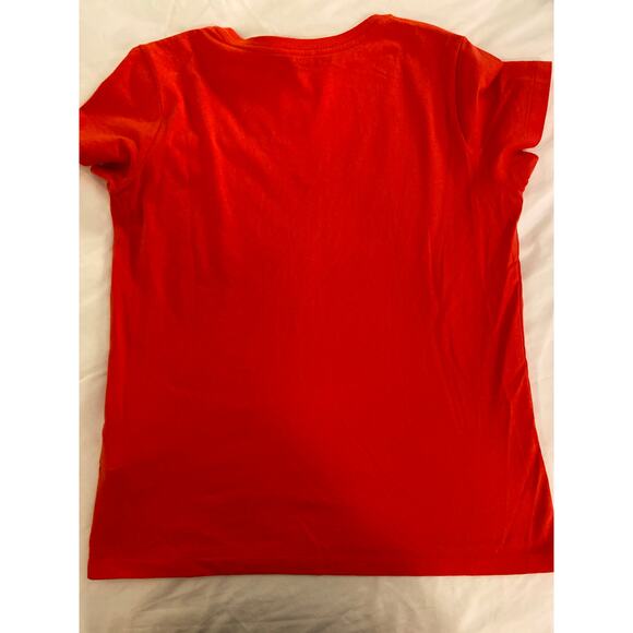 Classic T-Shirt Timeless Layering Piece in Orange - Picture 5 of 5